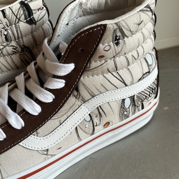 Vans x Javier Calleja OG SK8-HI LX Potting Soil Turtledove Sneakers - Picture 9 of 12